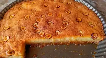 أسهل طريقة لعمل بسبوسة الطاسة السريعة بدون فرن في 10 دقائق فقط 3