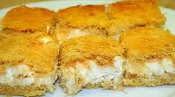 طريقة تحضير الكنافة بالكريمة بوصفة شهية
