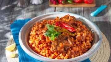 طريقة عمل المبكبكة الليبية الأصلية سهلة ومذاق شهي