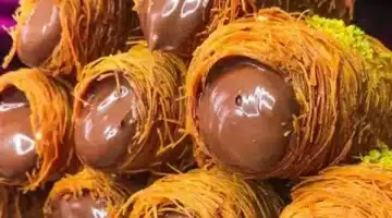 كنافة بالكريمة والشوكولاتة حلوى رمضان ستُذهل ضيوفك