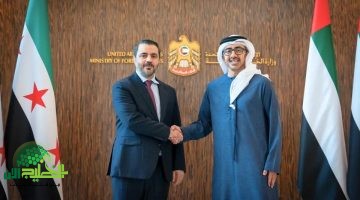 الإمارات تتعهد بدعم سوريا في مرحلة إعادة البناء والاستقرار