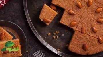البسبوسة بالمهلبية. تحفة حلويات شرقية تخطف الأنفاس 1