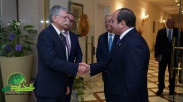 تعزيز الشراكة الاستراتيجية بين مصر والمجر . لقاء الرئيس السيسي ورئيس البرلمان المجري1