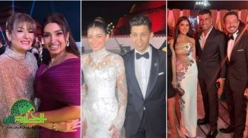 حفل زفاف ليلى أحمد زاهر وهشام جمال . ليلة ساحرة تجمع نجوم الفن 2