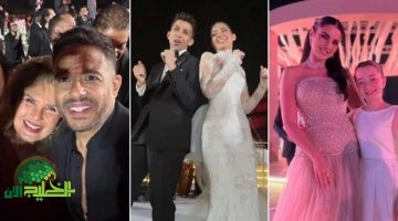 حفل زفاف ليلى أحمد زاهر وهشام جمال . ليلة ساحرة تجمع نجوم الفن 3