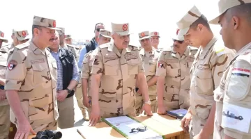 رئيس أركان القوات المسلحة يتفقد معهد ضباط الصف المعلمين