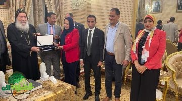 زيارة حزب مستقبل . وطن لمطرانية قنا لتهنئة الأقباط بعيد القيامة1 1