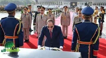 السيسي يشارك في مراسم تكريم الجندي المجهول بروسيا إلى جانب قادة العالم1