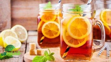الشاي المثلج بالعسل والنعناع. انتعاش طبيعي يدعم الهضم ويعزز المزاج