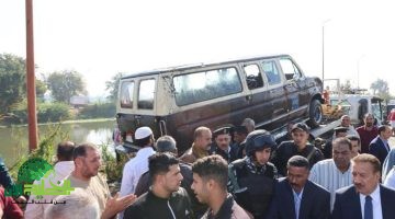 حادث انقلاب ميكروباص في المنوفية يثير القلق . تفاصيل وإجراءات1