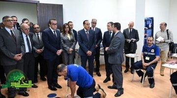 رئيس الوزراء يتفقد المركز القومي للتدريب بهيئة الإسعاف المصرية1
