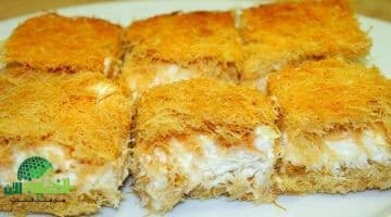 طريقة عمل كنافة الطاسة السريعة. بدون فرن وبمذاق شرقي أصيل