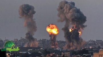غارات خانيونس . استشهاد 10 فلسطينيين في قصف1