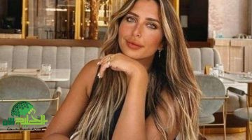 لينا . الطهطاوي تحتفل بعيد زواجها الأول في الجونة1