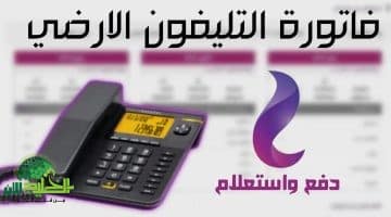 دلوقتي تقدر تستعلم عن فاتورة التليفون الأرضي من البيت