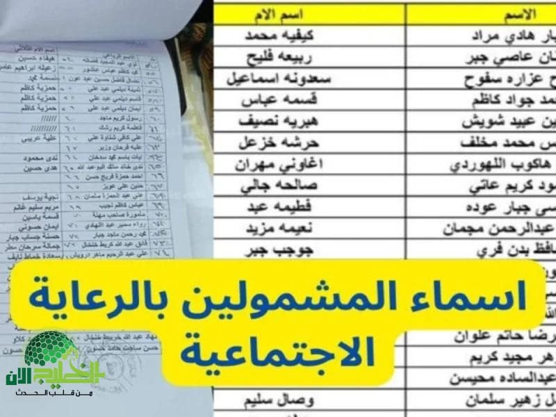وزارة العمل تكشف الأسماء.. إليك قوائم المشمولين في الرعاية الاجتماعية يونيو 2025 بالعراق